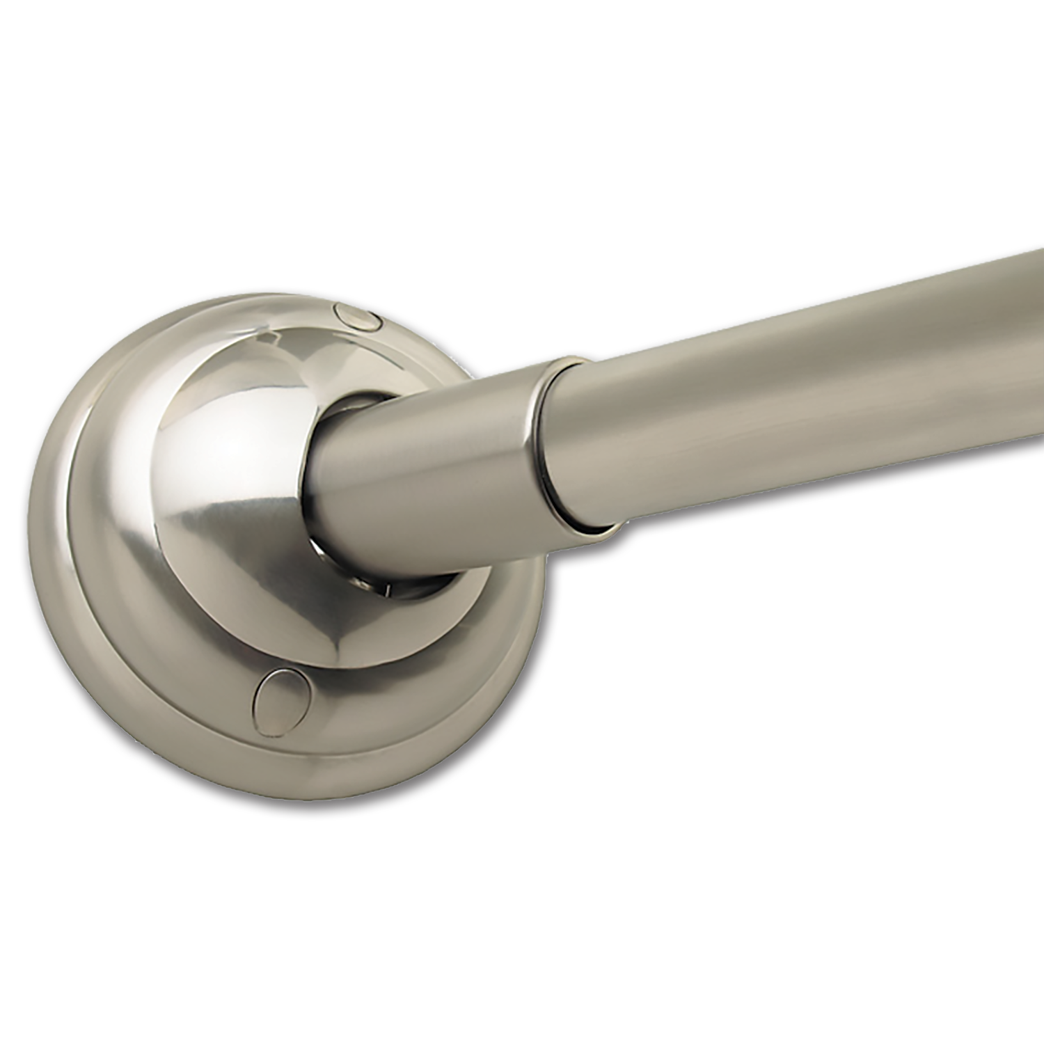 Chadwell Supply. CURVED SHOWER ROD SATIN NICKEL 58"61"