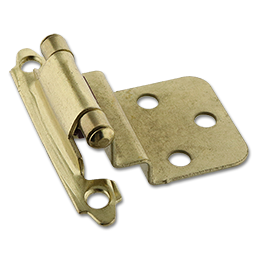 Show details for 3/8" INSET SELF CLOSING HINGE PAIR - POLISHED BRASS Picture of 3/8" INSET SELF CLOSING HINGE PAIR - POLISHED BRASS