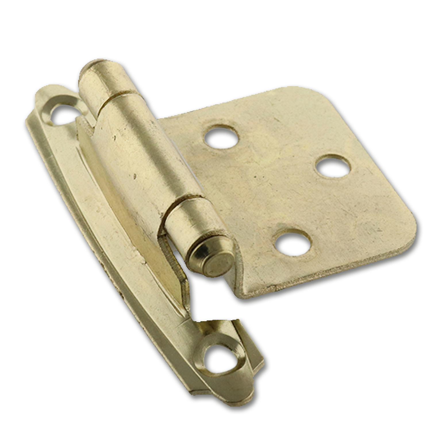 Chadwell Supply. FLUSH SELF CLOSING HINGE PAIR POLISHED BRASS