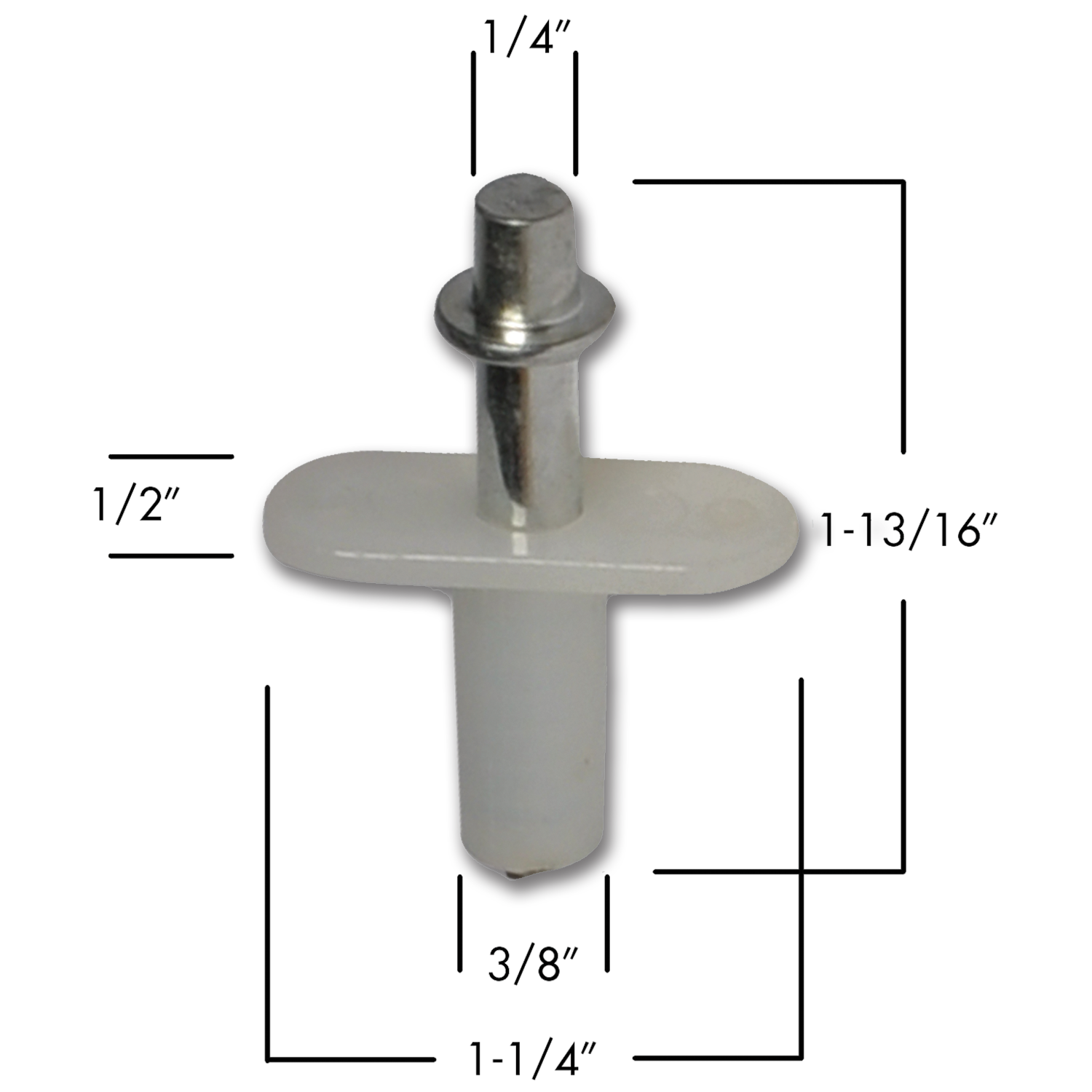 Chadwell Supply. WOOD BIFOLD TOP PIVOT PIN