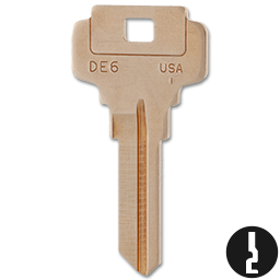 Show details for KEY BLANKS FOR DEXTER DE6 - 50/BX Picture of KEY BLANKS FOR DEXTER DE6 - 50/BX