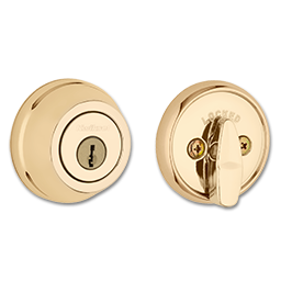 Show details for KWIKSET ULTRAMAX SINGLE CYLINDER DEADBOLT - POLISHED BRASS Picture of KWIKSET ULTRAMAX SINGLE CYLINDER DEADBOLT - POLISHED BRASS