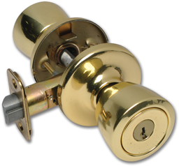 Show details for WEISER BEVERLY STOREROOM/VESTIBULE LOCK - POLISHED BRASS Picture of WEISER BEVERLY STOREROOM/VESTIBULE LOCK - POLISHED BRASS