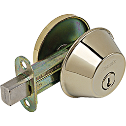 Show details for WESLOCK SINGLE CYLINDER DEADBOLT - POLISHED BRASS Picture of WESLOCK SINGLE CYLINDER DEADBOLT - POLISHED BRASS