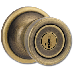 Show details for KWIKSET ABBEY ENTRY - ANTIQUE BRASS Picture of KWIKSET ABBEY ENTRY - ANTIQUE BRASS