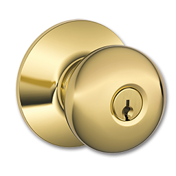 Show details for SCHLAGE PLYMOUTH ENTRY LOCK - POLISHED BRASS Picture of SCHLAGE PLYMOUTH ENTRY LOCK - POLISHED BRASS