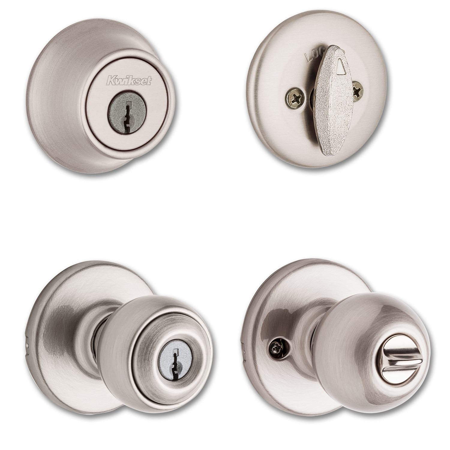 Chadwell Supply. KWIKSET POLO ENTRY/SC DEADBOLT COMBO SATIN NICKEL