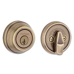 Show details for KWIKSET ULTRA MAX SINGLE CYLINDER SMARTKEY DEADBOLT - ANTIQUE BRASS Picture of KWIKSET ULTRA MAX SINGLE CYLINDER SMARTKEY DEADBOLT - ANTIQUE BRASS