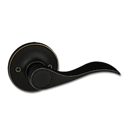 Show details for MAXWELL WAVE HANDLE LEVER DUMMY RIGHT HAND LOCK - OIL RUBBED BRONZE Picture of MAXWELL WAVE HANDLE LEVER DUMMY RIGHT HAND LOCK - OIL RUBBED BRONZE