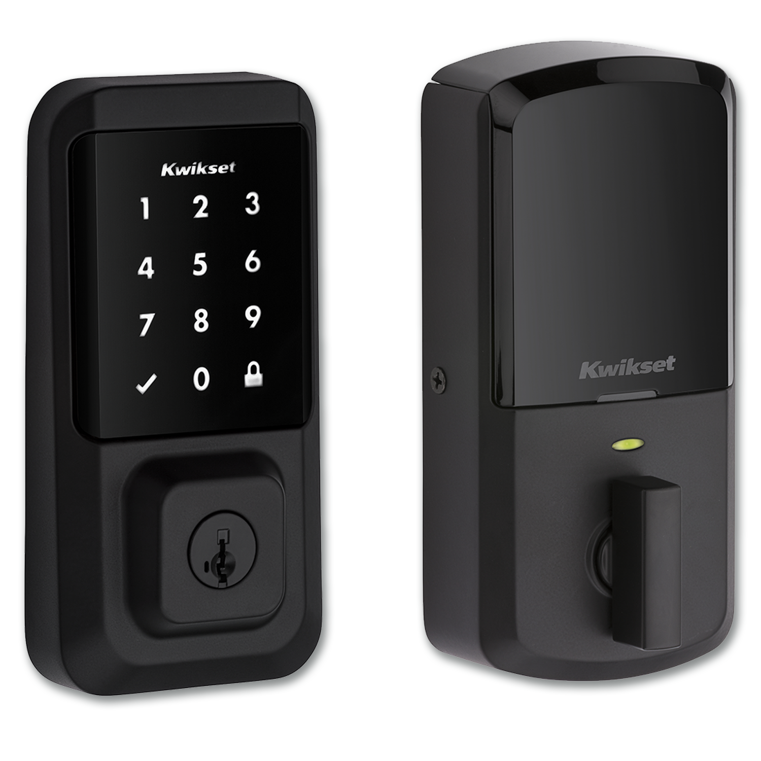 Chadwell Supply. KWIKSET HALO WIFI ENABLED SMART LOCK DEADBOLT WITH SMARTKEY MATTE BLACK