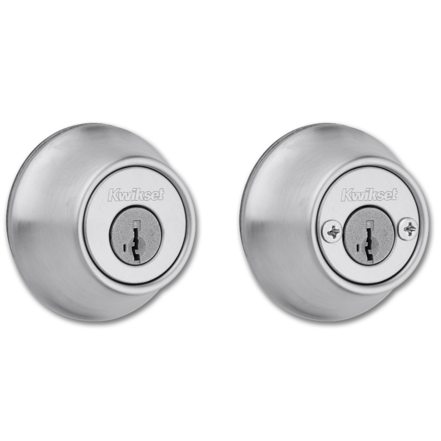 Chadwell Supply. KWIKSET DOUBLE CYLINDER SMARTKEY DEADBOLT SATIN CHROME