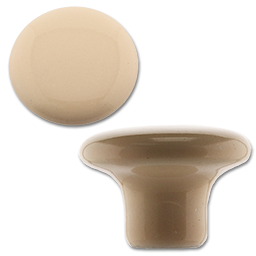 Show details for 1-1/2" CABINET KNOB - ALMOND PORCELAIN - 5/PK Picture of 1-1/2" CABINET KNOB - ALMOND PORCELAIN - 5/PK