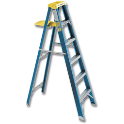Show details for WERNER 6' FIBERGLASS STEP LADDER Picture of WERNER 6' FIBERGLASS STEP LADDER