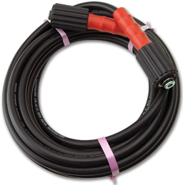 Show details for 1/4" X 25' PLASTIC PRESSURE WASHER HOSE WITH SWIVEL CONNECTION Picture of 1/4" X 25' PLASTIC PRESSURE WASHER HOSE WITH SWIVEL CONNECTION