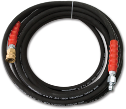 Show details for 5/16" X 30' DUAL-LAYERED STEEL PRESSURE WASHER HOSE WITH QUICK DISCONNECT Picture of 5/16" X 30' DUAL-LAYERED STEEL PRESSURE WASHER HOSE WITH QUICK DISCONNECT