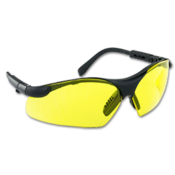 Show details for SIDEWINDER SAFETY GLASSES- YELLOW LENS Picture of SIDEWINDER SAFETY GLASSES- YELLOW LENS