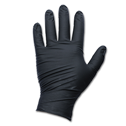 Show details for DISPOSABLE NITRILE GLOVES- X-LARGE 6 MIL BLACK Picture of DISPOSABLE NITRILE GLOVES- X-LARGE 6 MIL BLACK