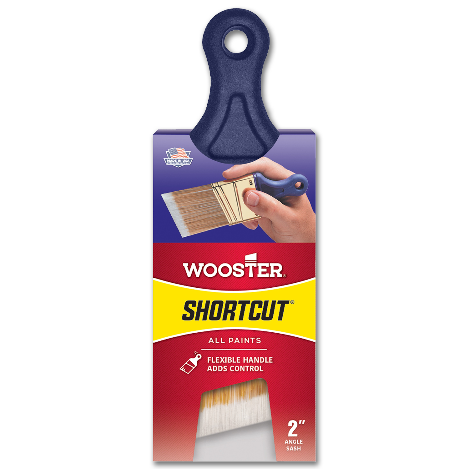 Chadwell Supply. WOOSTER SHORTCUT 2" ANGLE TRIM BRUSH