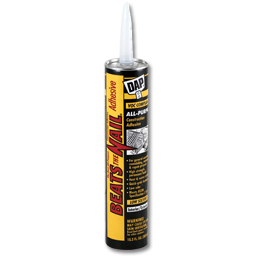Show details for DAP DYNAGRIP BEATS THE NAIL CONSTRUCTION ADHESIVE VOC - 10.3 OZ. Picture of DAP DYNAGRIP BEATS THE NAIL CONSTRUCTION ADHESIVE VOC - 10.3 OZ.