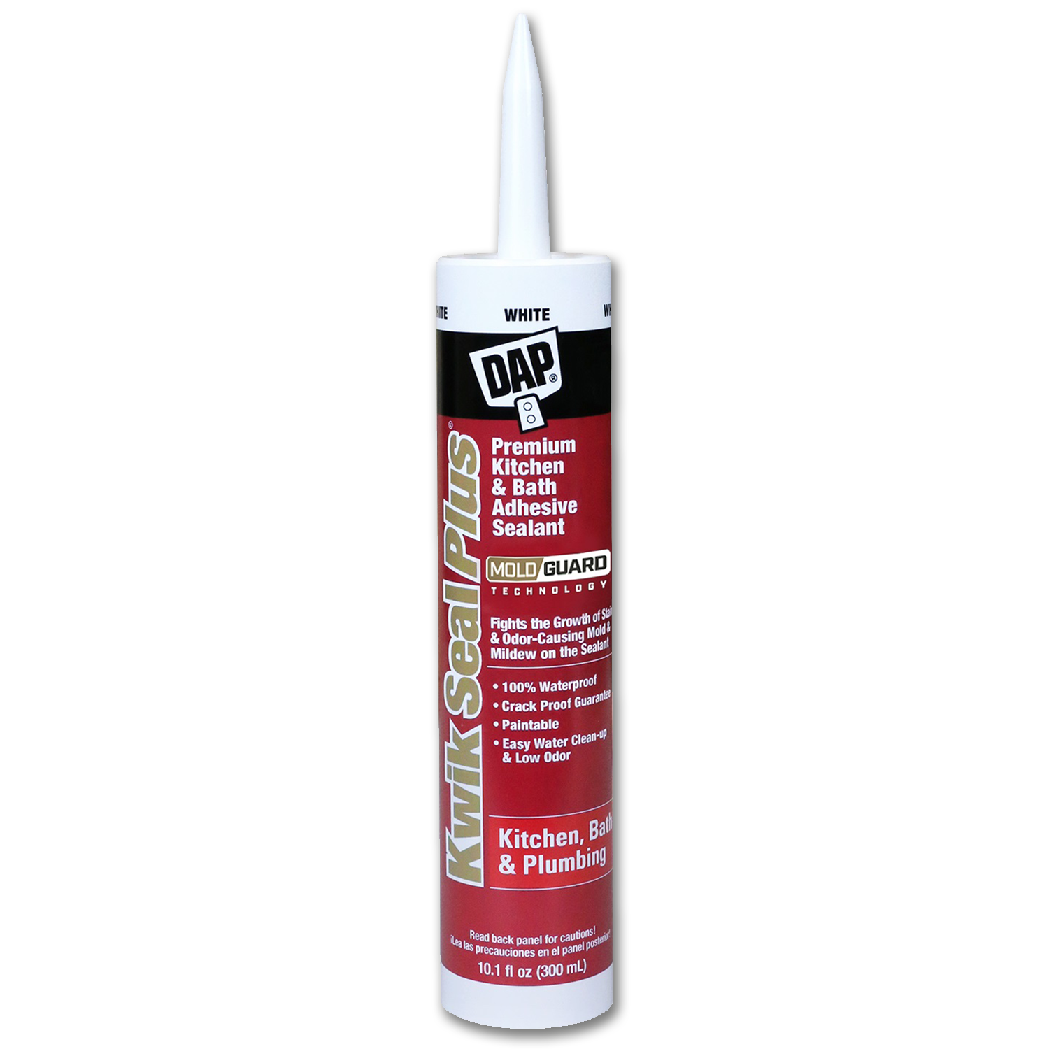 Chadwell Supply. DAP KWIKSEAL PLUS WHITE CAULK 10.1 OZ.