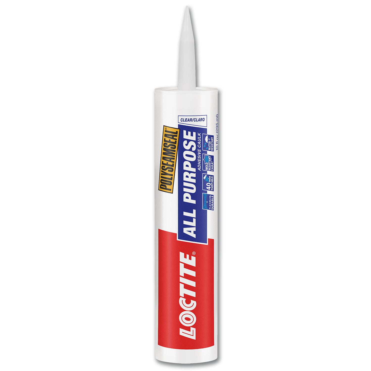 Chadwell Supply. POLYSEAMSEAL ADHESIVE CLEAR CAULK 10 OZ.