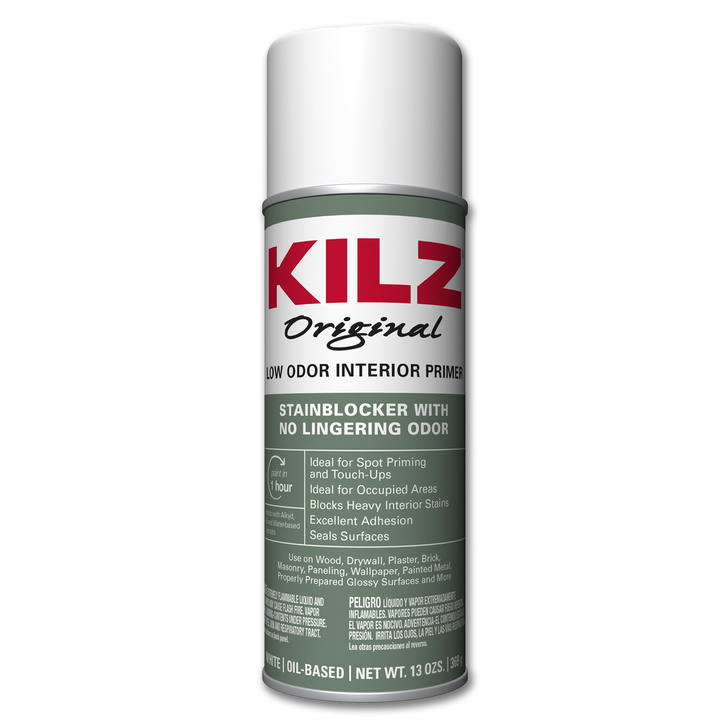 Chadwell Supply. KILZ ODORLESS AEROSOL OIL BASED STAIN BLOCKER