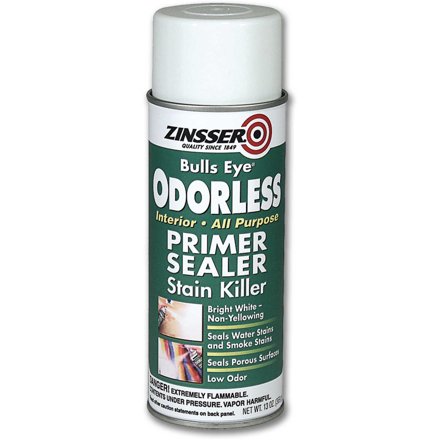 Chadwell Supply. ZINSSER BULLS EYE ODORLESS PRIMER 13 OZ.