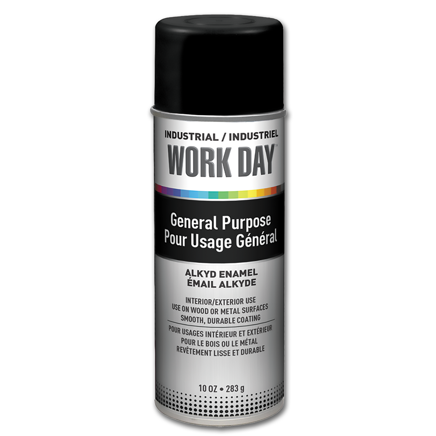 Chadwell Supply. KRYLON WORKDAY FLAT BLACK SPRAY PAINT 10 OZ.