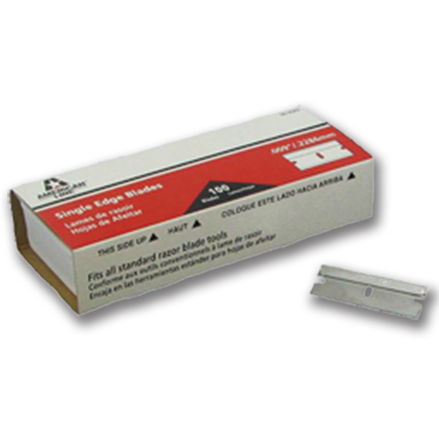 Chadwell Supply. SINGLE EDGE RAZOR BLADES 100/PK