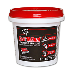 Show details for DAP FAST 'N FINAL LIGHTWEIGHT SPACKLING - 1/2 PINT Picture of DAP FAST 'N FINAL LIGHTWEIGHT SPACKLING - 1/2 PINT