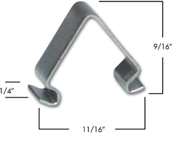 Show details for CORNER SPRING CLIP - 46-22 Picture of CORNER SPRING CLIP - 46-22