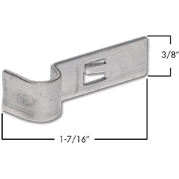 Show details for SLIDE LATCH CLIP - 25/PK Picture of SLIDE LATCH CLIP - 25/PK