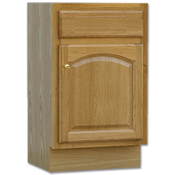 Show details for 18"W X 16"D OAK VANITY BASE Picture of 18"W X 16"D OAK VANITY BASE