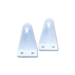 Show details for HOLD DOWN BRACKET FOR 1" MINI BLINDS - WHITE - 2/PK Picture of HOLD DOWN BRACKET FOR 1" MINI BLINDS - WHITE - 2/PK